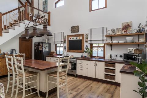 Open plan kitchen