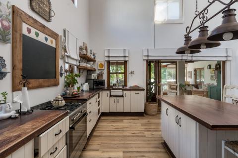 Open plan kitchen