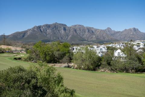 Views of De Zalze golf course