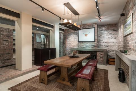 Wine tasting area in the Cellar